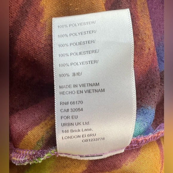 Urban Outfitters Velvet Mallory Cowl Neck Slip Dress Size Small - Picture 11 of 11